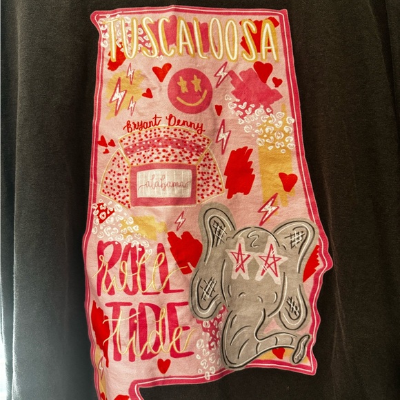 Alabama Roll Tide Tuscaloosa Preppy State tee - Picture 3 of 3